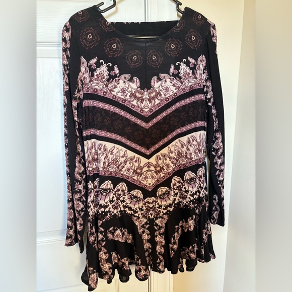 Free People Smooth Talker Tunic in Black - Picture 3 of 6